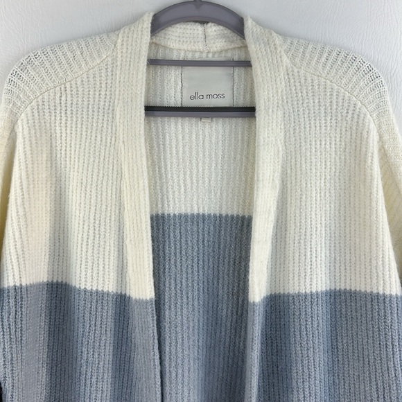 Ella Moss Open Color-block Cardigan - Picture 2 of 9